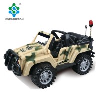 Hot item friction power jeep plastic military jeep military friction car