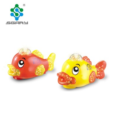 Latest design colorful battery operated plastic fish with music