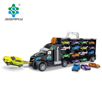 Wholesale transport toy car set with small cars