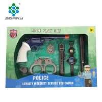 Kids plastic police set toy