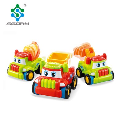 Colorful Cute cartoon Friction construction truck