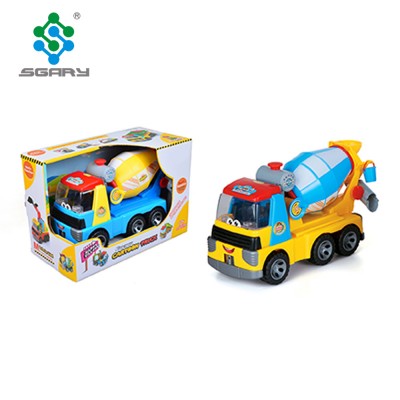 plastic toy vehicle frictional truck for kids