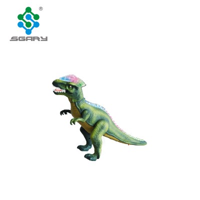 Battery operated electric dinosaur with sound and light