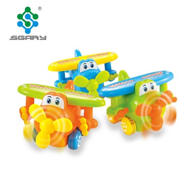 New arrival Friction Power Mini Plane Plastic friction airplane