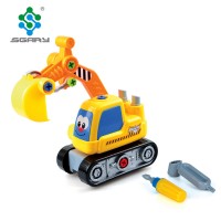 Kids educational toys DIY Assembly and disassembly excavator