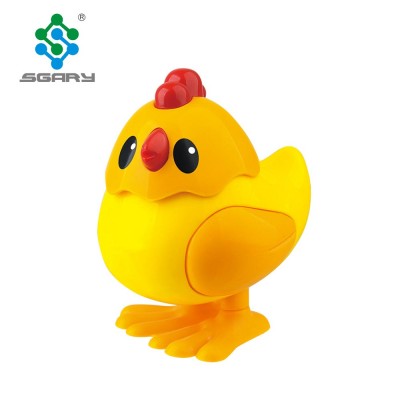 Promotional toys small plastic Wind Up Jumping Chicken