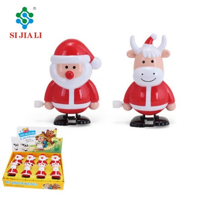 Christmas Gift For Children Walking Santa Claus Wind Up Toys