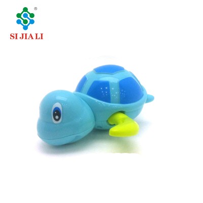 Hot Sale Baby Bath Toys Plastic Wind Up Swimming Toy Turtle