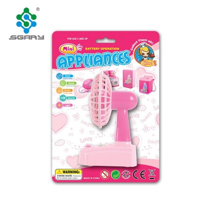 Home Appliance Toys For Kids Battery Operated Mini fan Toys